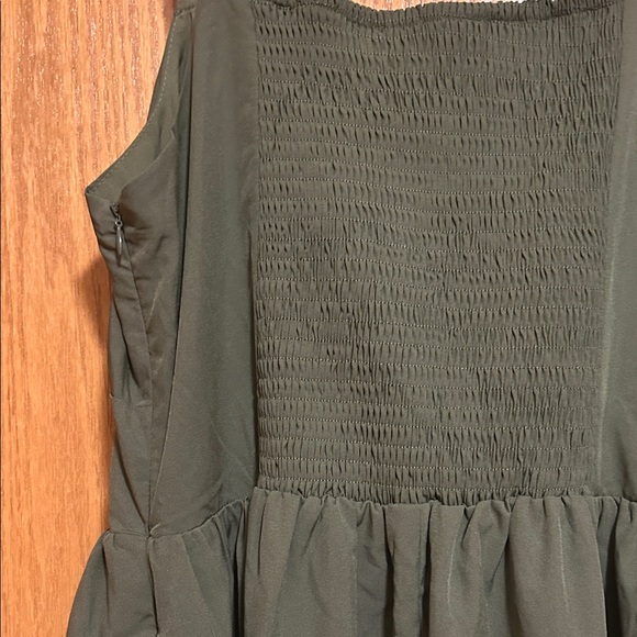 Chic Olive Green Ruffle Scarlet Darkness dress - Picture 8 of 15